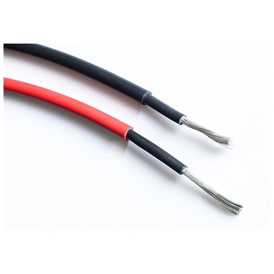                    LSZH Solar Panel Cable 4 6 10mm2 XLPE PV Electric Wire, TUV UL Approval Power Cable PV1-F Red Black DC 1500V H1z2z2-K Solar Cable             