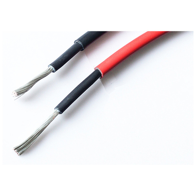                    LSZH Solar Panel Cable 4 6 10mm2 XLPE PV Electric Wire, TUV UL Approval Power Cable PV1-F Red Black DC 1500V H1z2z2-K Solar Cable             